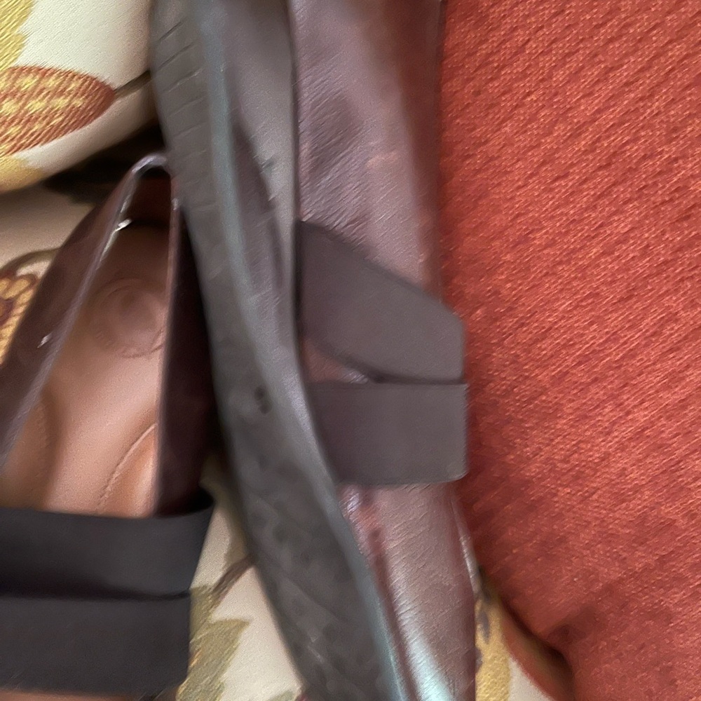 Nurture brown leather comfort ballet flats 7.5